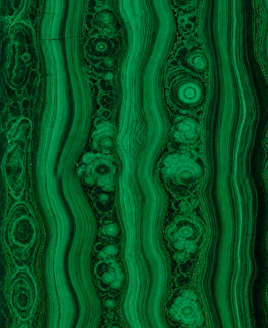 Malachite surface