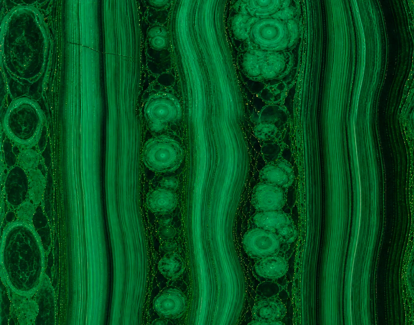 Malachite surface